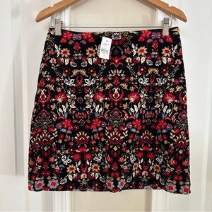 Loft size 4 micro corduroy skirt